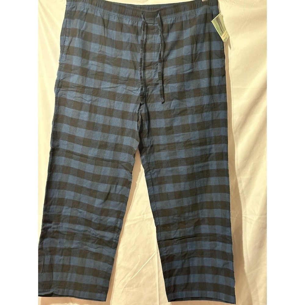 Mens NWT Loungewear Bottom Size XL ( 40-42 ) BLUE BLK PLD
